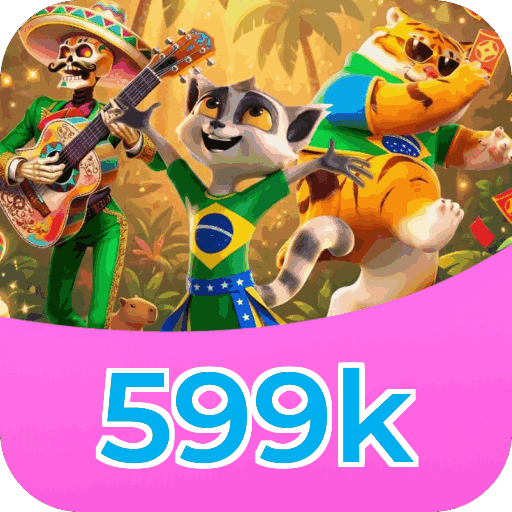 Interface do aplicativo 599k mostrando jogos disponíveis no iOS e Android